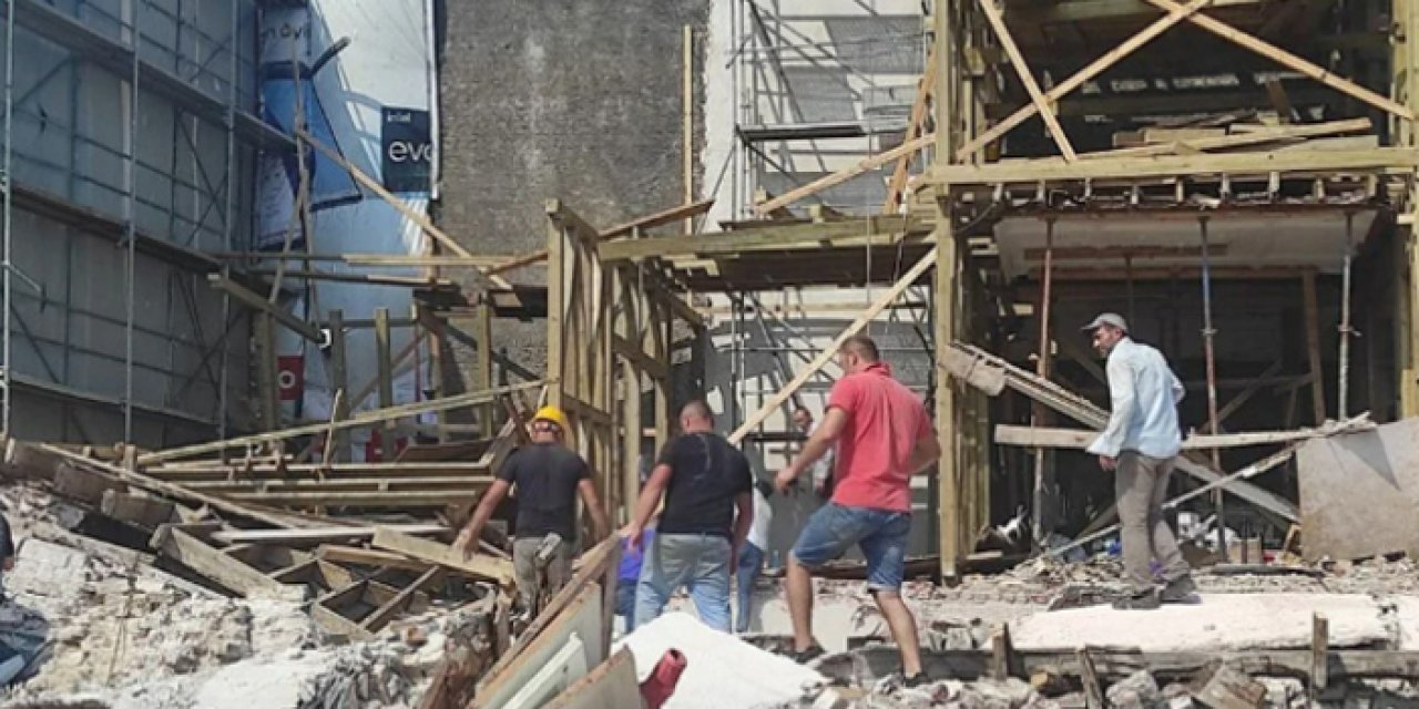 İstanbul’da bina çöktü: 1 yaralı