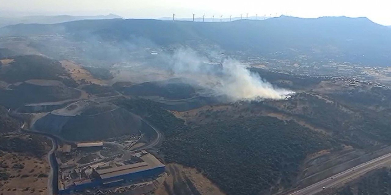 İzmir'de korkutan yangın