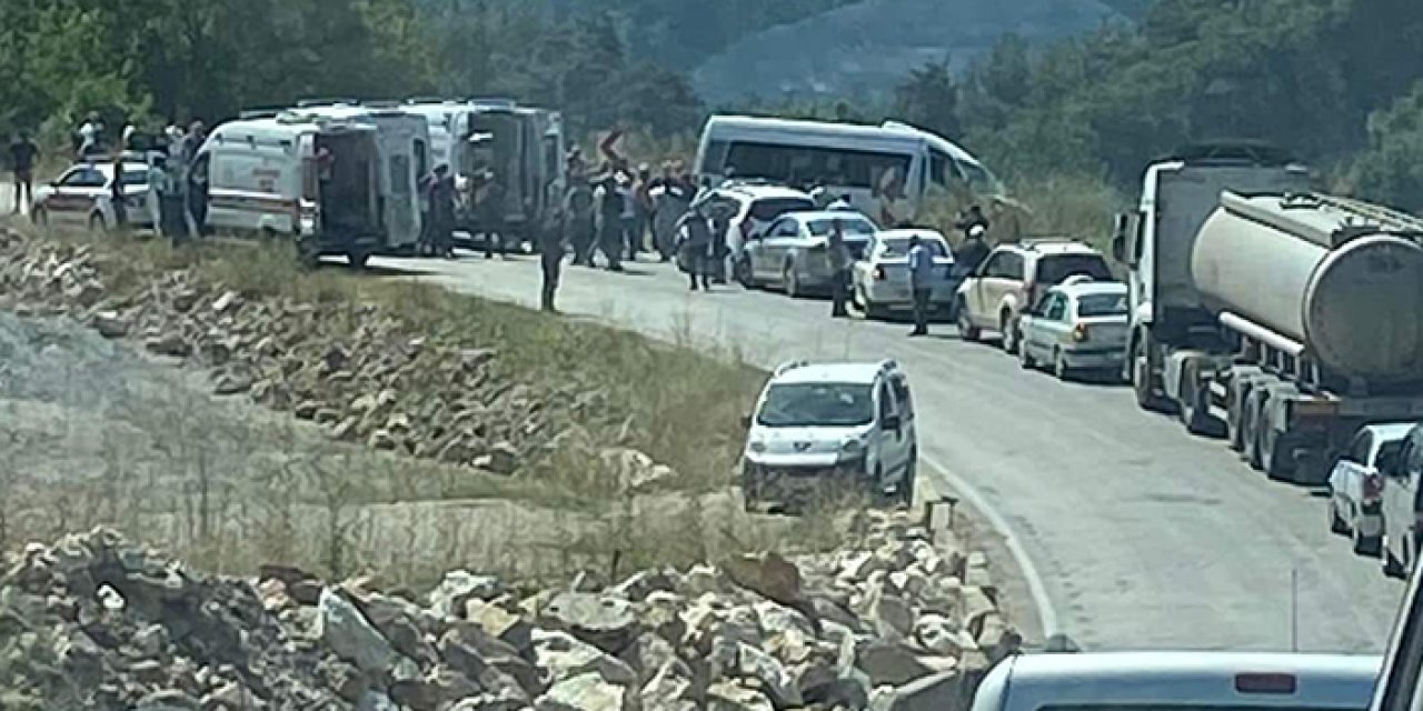 Bursa'da feci kaza: 1 ölü, 5 yaralı