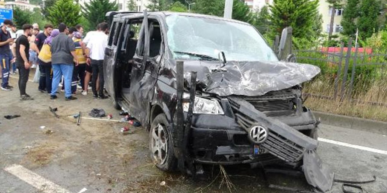 Trabzon'da can pazarı: 3'ü ağır 6 yaralı
