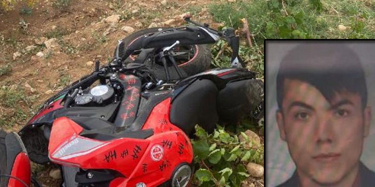 27 yaşındaki motosiklet sürücüsü kazada hayatını kaybetti