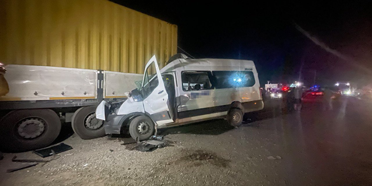 Gaziantep'te korkunç kaza: 1 ölü, 7 yaralı