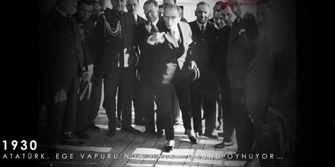 Atatürk'ün arşiv görüntüleri restore edildi