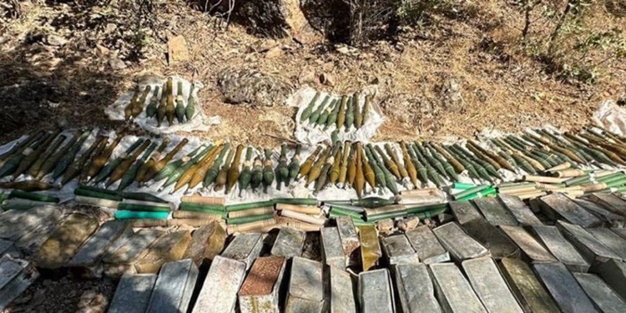 Operasyon bölgesinden çok sayıda mühimmat çıktı