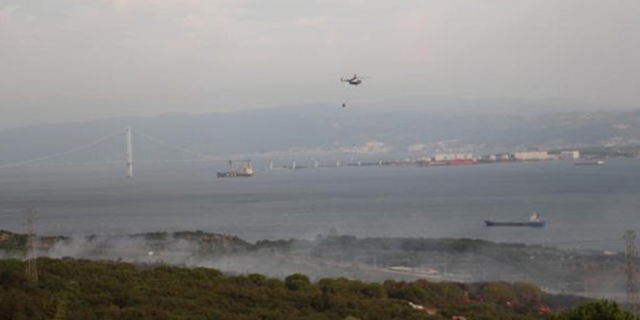 Gebze TÜBİTAK yerleşkesindeki orman yangını kontrol altında