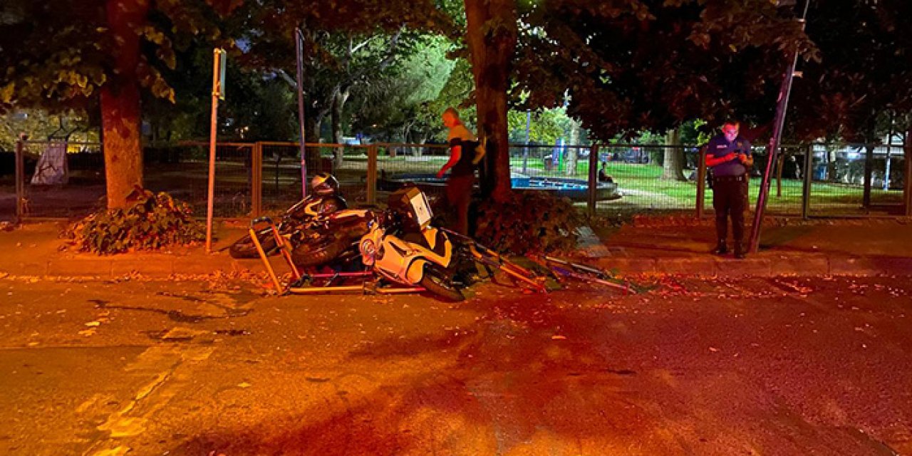 İstanbul'da motosiklet kazası: 1 yaralı