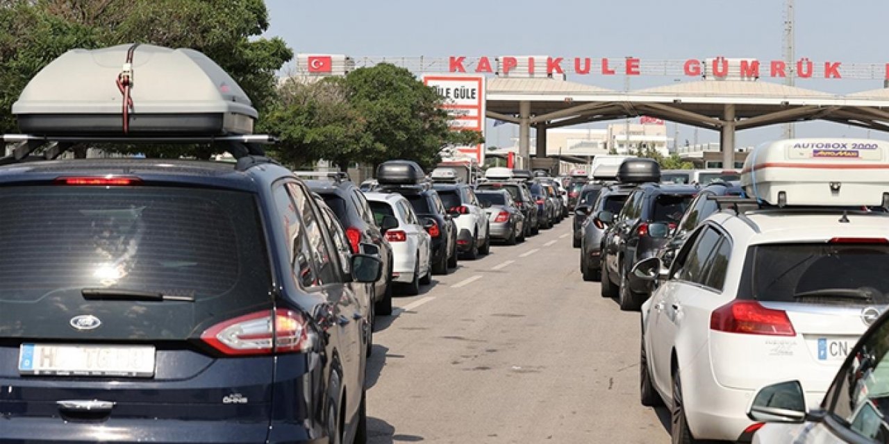 Gurbetçilerin dönüş yolculuğu başladı