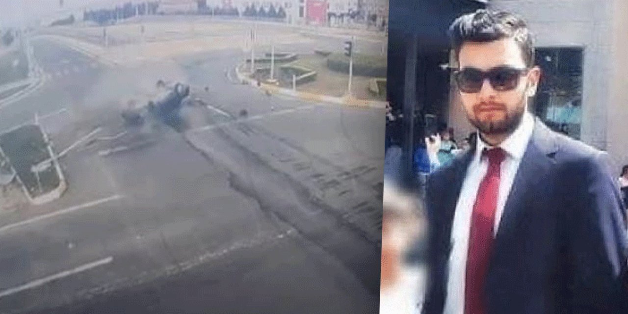 Takla atan otomobildeki öğretmen hayatını kaybetti