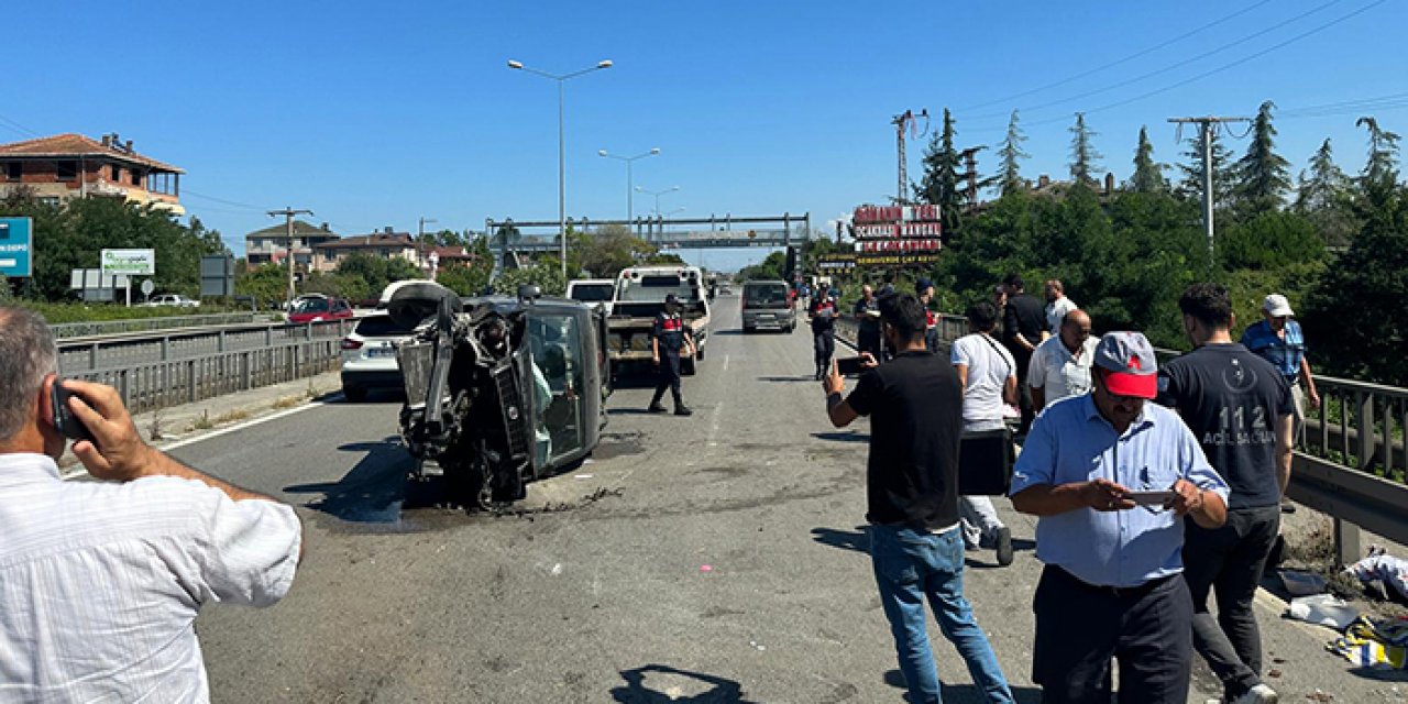 Samsun'da feci kaza: 8 yaralı