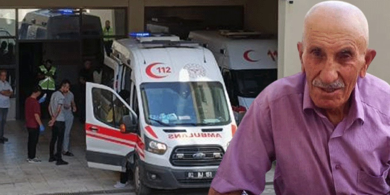 Merdivenden alevlerin içerisine düşerek can verdi