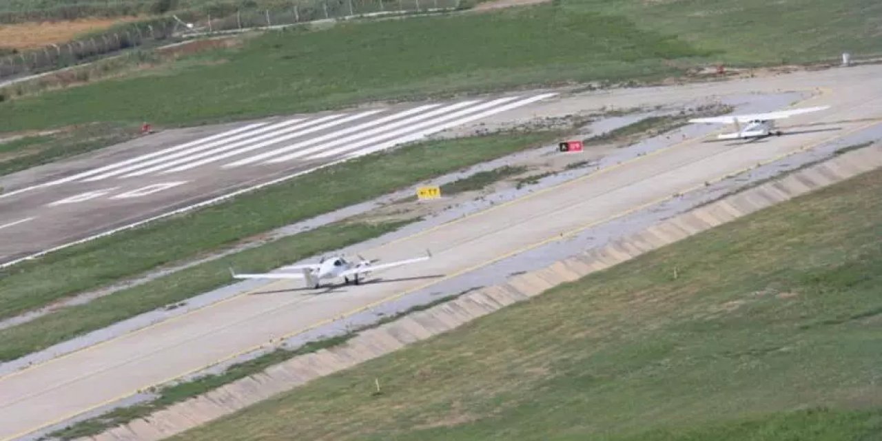 Aydın'da eğitim uçağı düştü