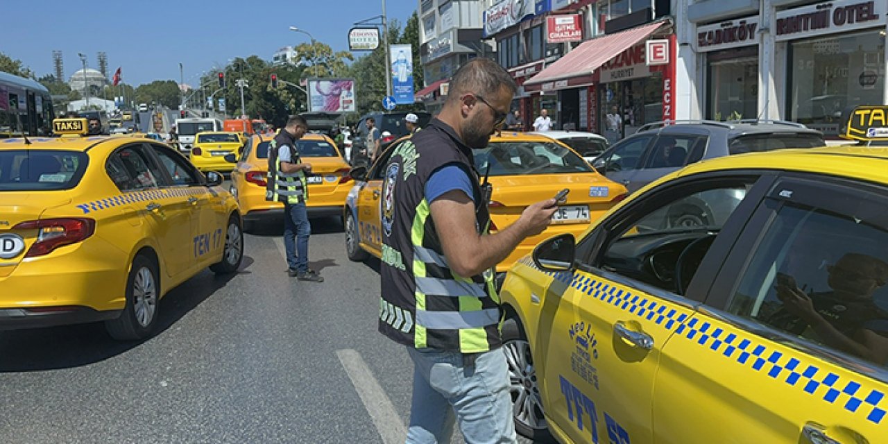İstanbul'da taksilere sıkı denetim