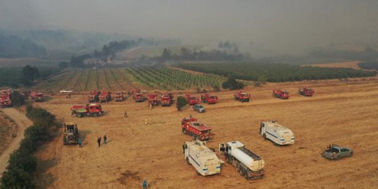 Çanakkale'deki yangından 99 kişi etkilendi