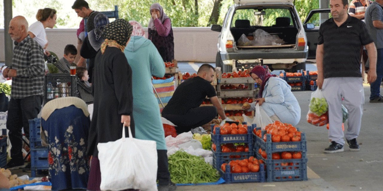 Ankara'da köy pazarlarına yoğun ilgi: Üreticiden tüketiciye ulaştırılıyor