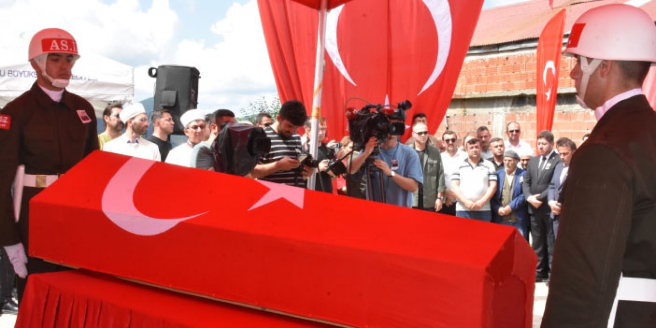 Şehide son görev memleketinde yapıldı