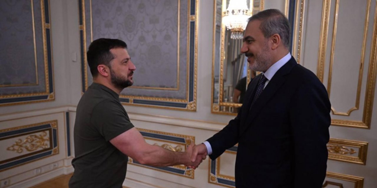 Zelenskiy Fidan’la görüştü