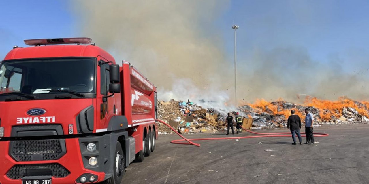 Kahramanmaraş'ta yangın: Müdahale devam ediyor