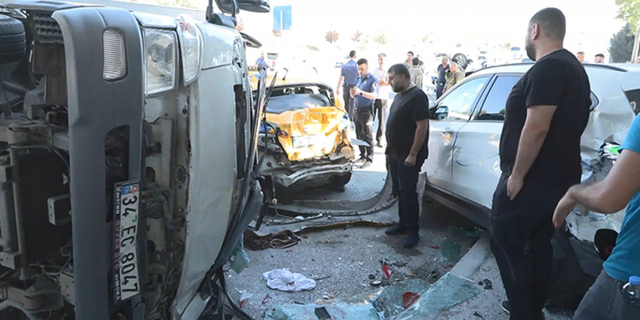 İstanbul'da katliam gibi kaza: 1'i ağır 3 yaralı