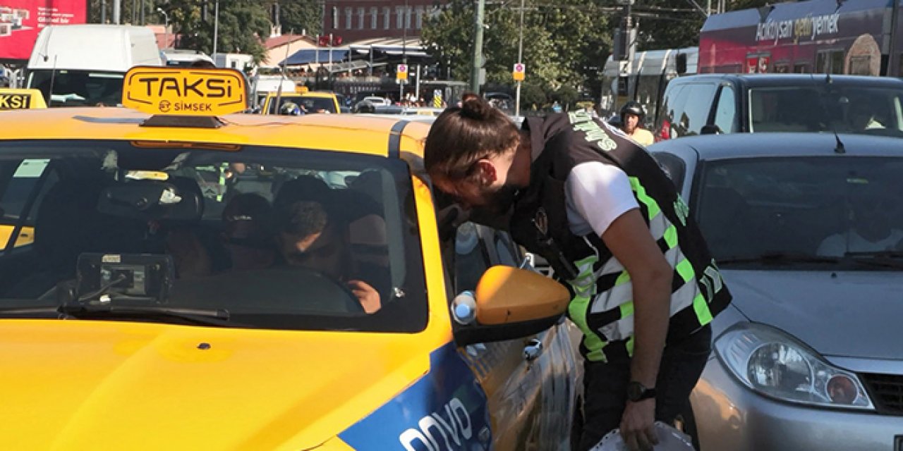 İstanbul'da taksilere sıkı denetim: Ceza yiyen şoförlerden tepki