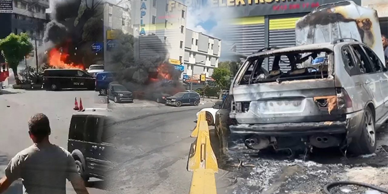 Park halindeki 5 araç küle döndü: Kısa sürede kullanılamaz hale geldiler