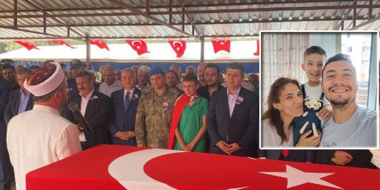 Kardeşi boynunda Türk bayrağıyla katıldı