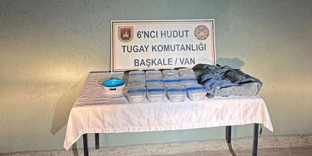 Hudut hattında 8 kilo metamfetamin yakalandı