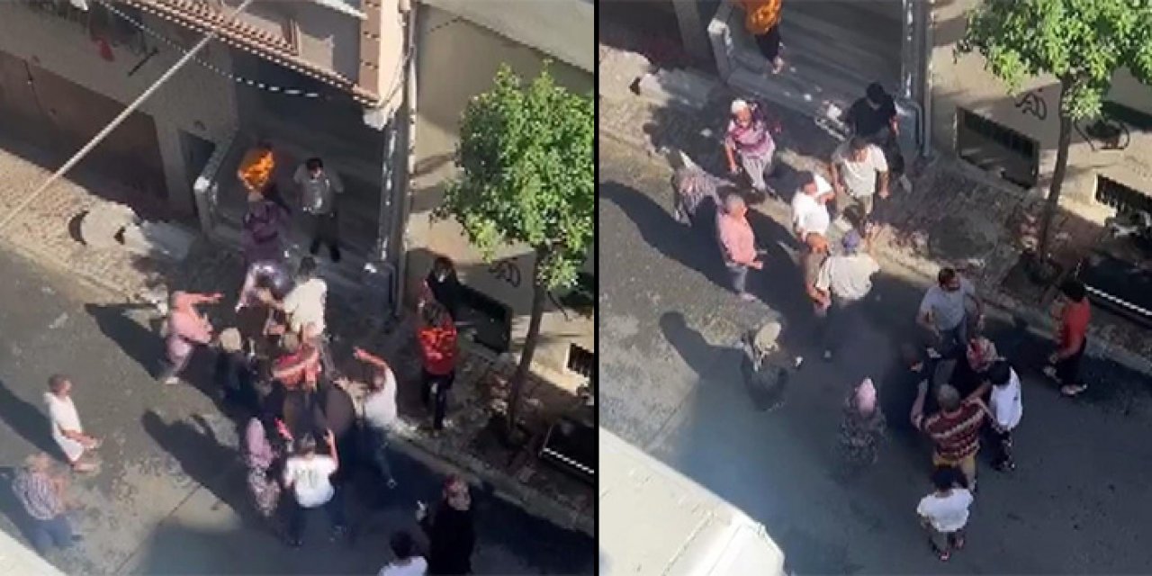 Ev sahibi ile kiracı yumruk yumruğa kavga etti