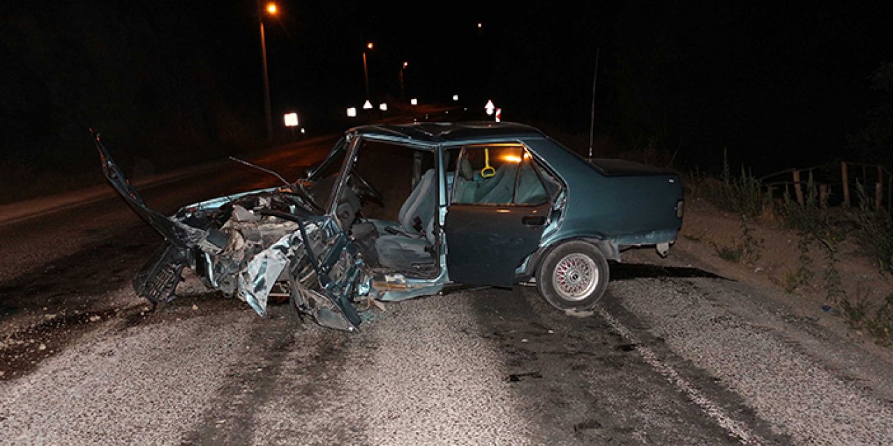 Çankırı'da korkunç kaza: 1'i bebek 7 yaralı