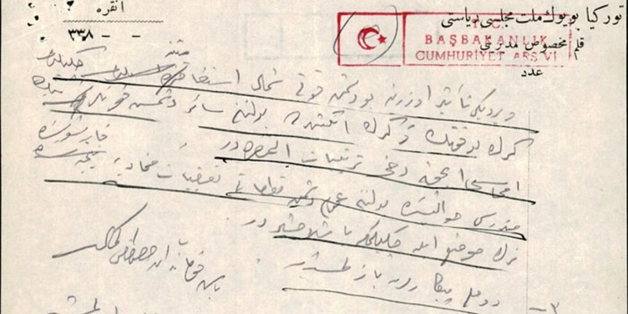 Milli Mücadele'nin ayrıntıları bu telgrafta: Ata’nın elinden yazıldı