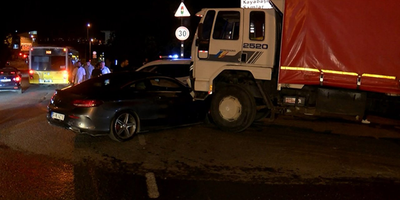 Hem kurşunlandı hem kaza yaptı