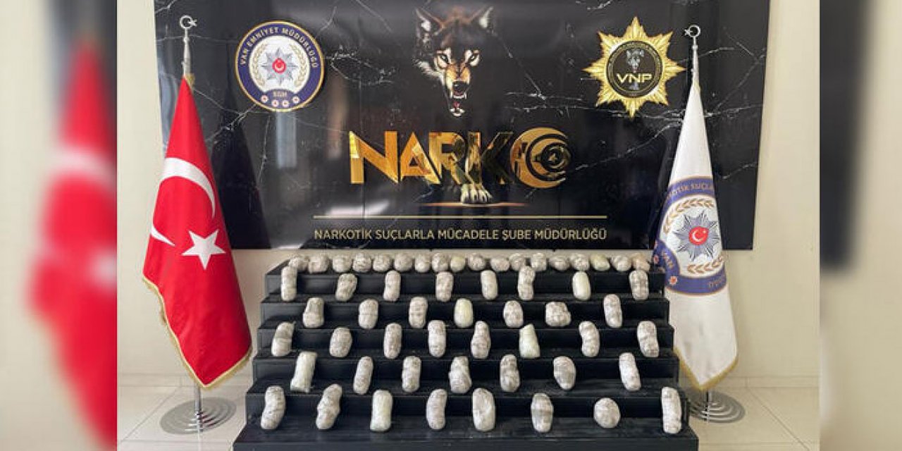 Evde 31 kilo eroin bulundu