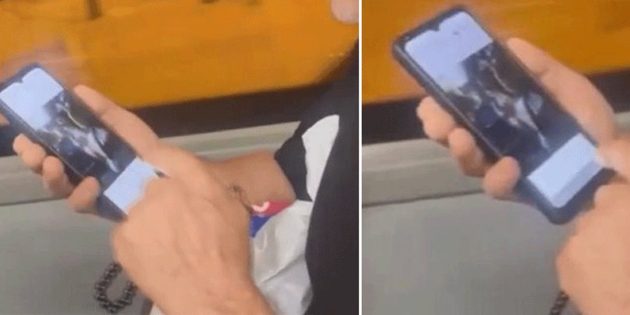 Otobüste fotoğraf çekerken suçüstü yakalandı: Pişkin savunma