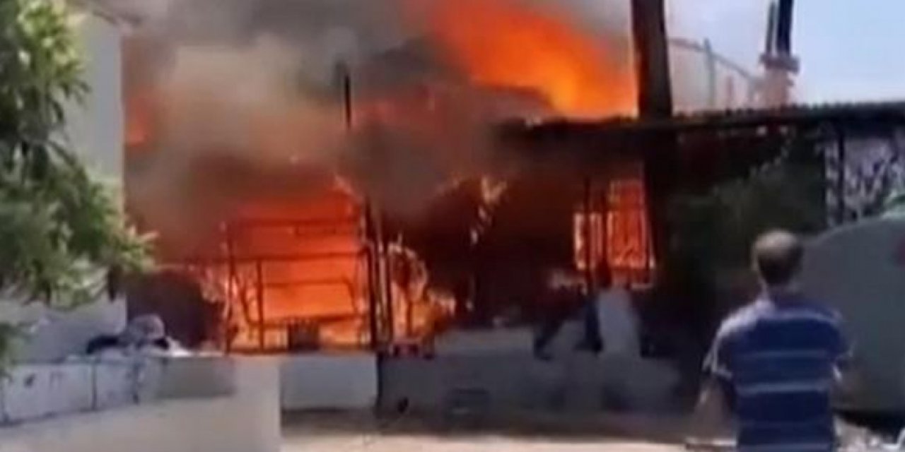 Lojmanda yangın: Alzheimer hastası Üzümcü öldü