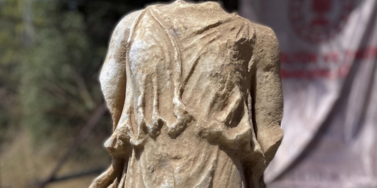 Antik Kent'te 'Zafer Tanrıçası' heykeli bulundu