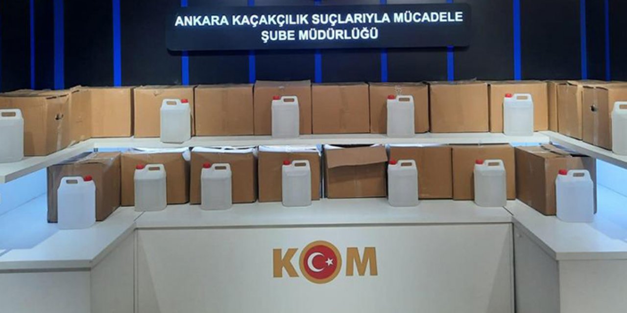 Ankara'da kaçakçılık operasyonu: 2 gözaltı