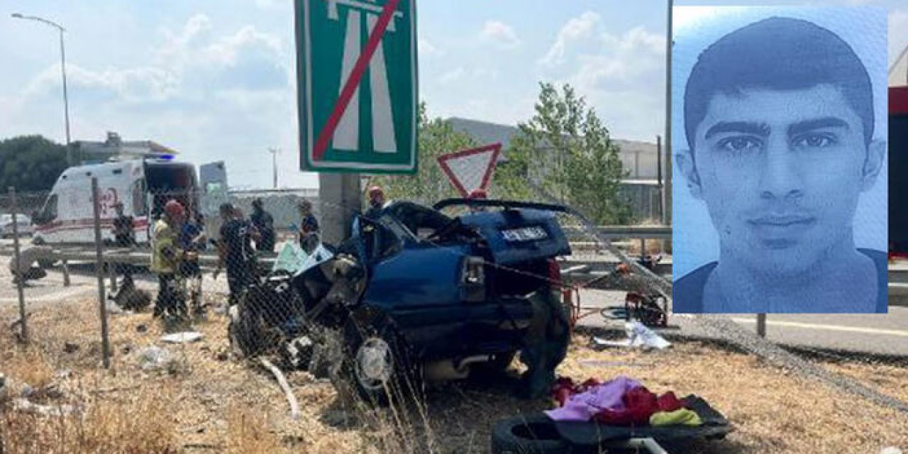 Otomobil refüjdeki diğere çarptı: 1 ölü