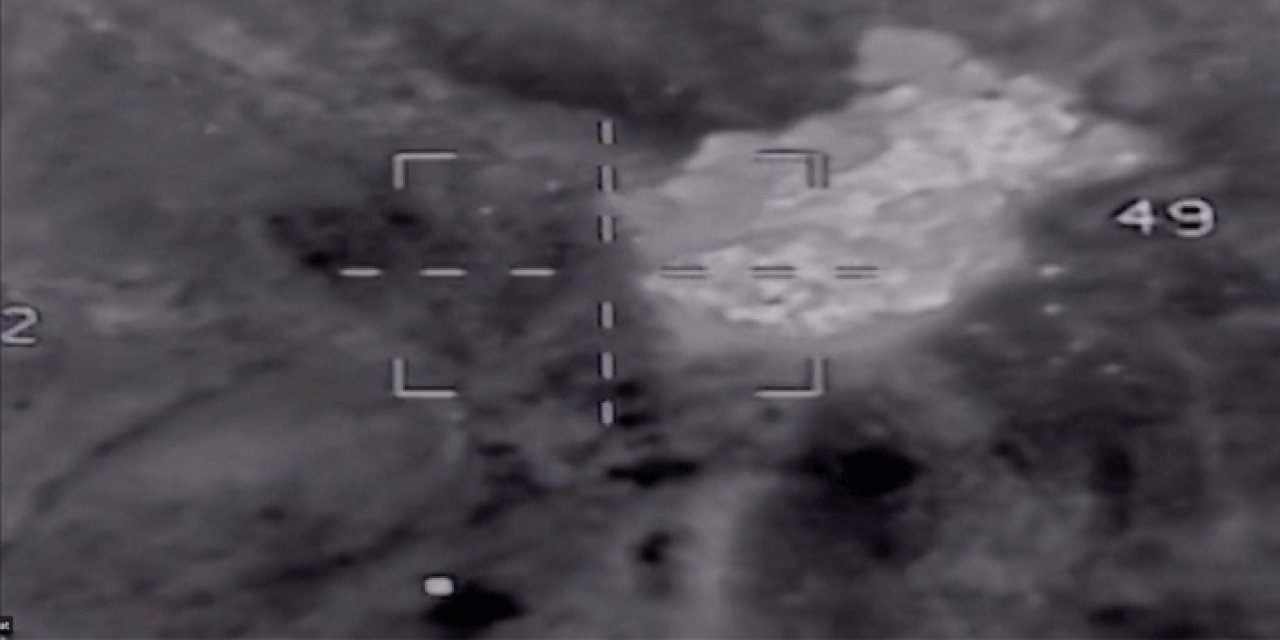 MSB hava harekatının görüntülerini paylaştı: Teröristlerin inleri böyle imha edildi