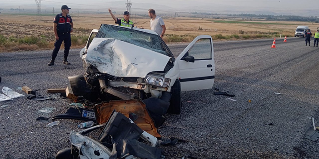 Çorum'da feci kaza: 2 ölü, 5 yaralı