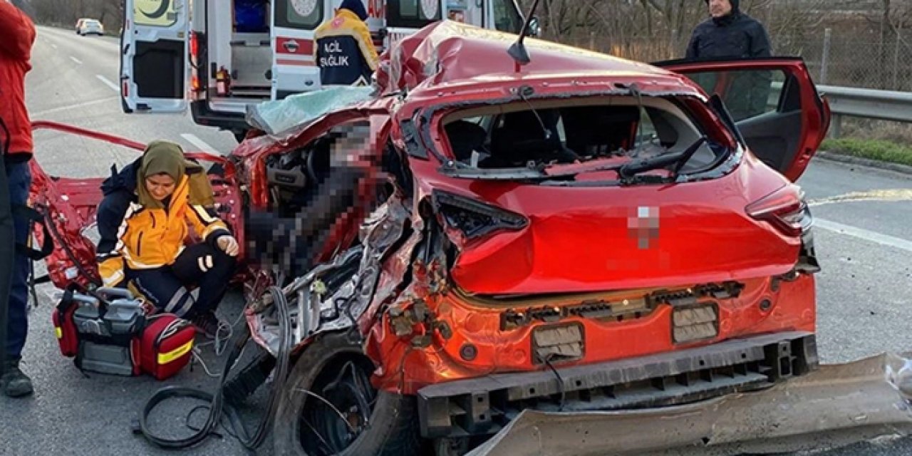 Kocaeli'de zincirleme kaza: 1 yaralı