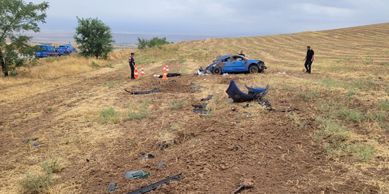 Kırıkkale’de feci kaza: 1 ölü 4 yaralı