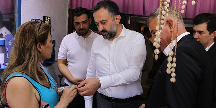 ATO Genel Başkan Vekili Halil İbrahim Yılmaz kale esnafını ziyaret etti