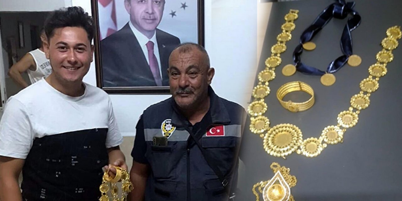 Yolda servet buldu, sahibine teslim etti