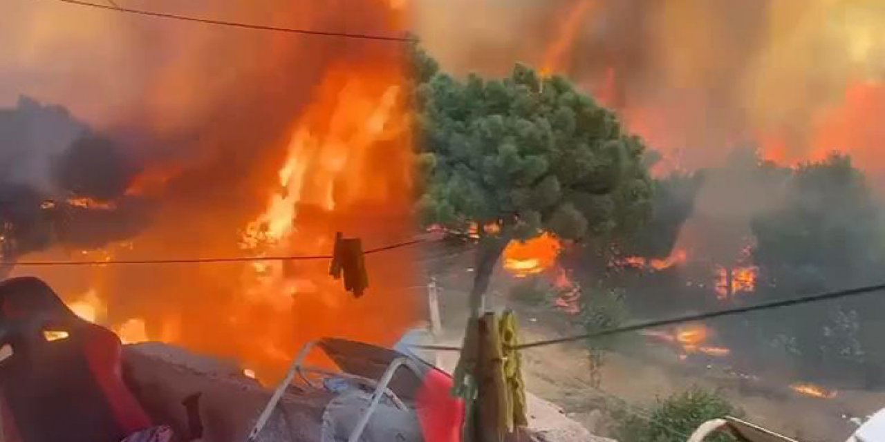 İstanbul’da orman yangını: Alevler evlere yaklaştı!