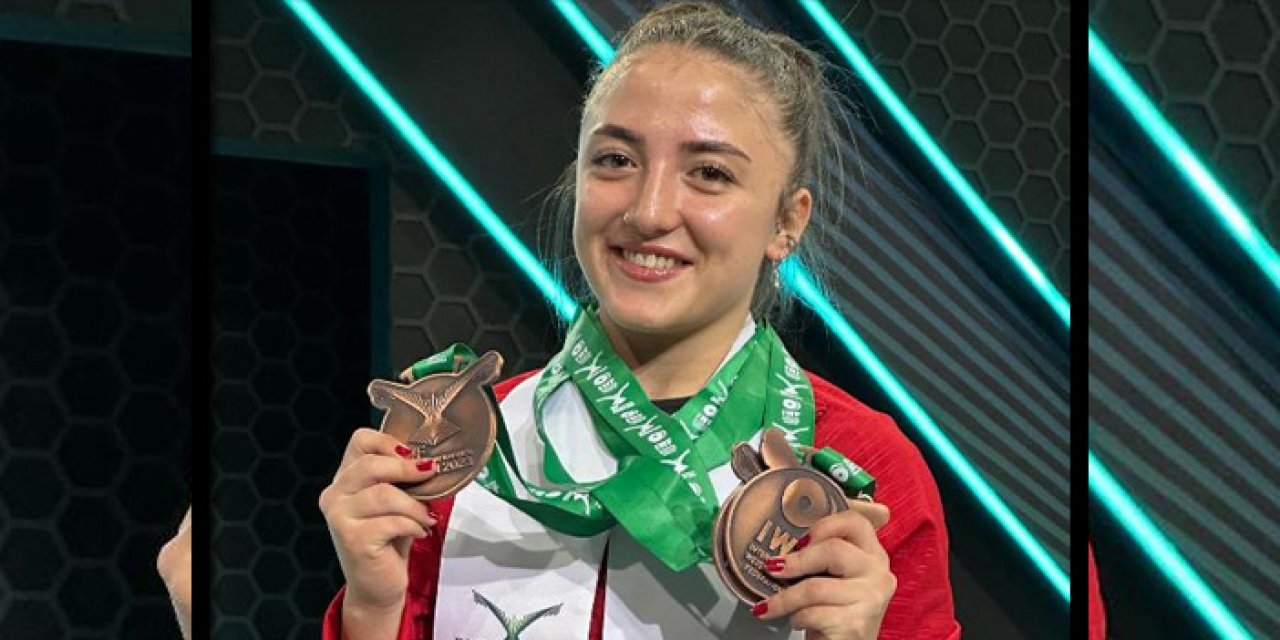 Bektaş bronz madalya kazanarak dünya 3'üncüsü oldu