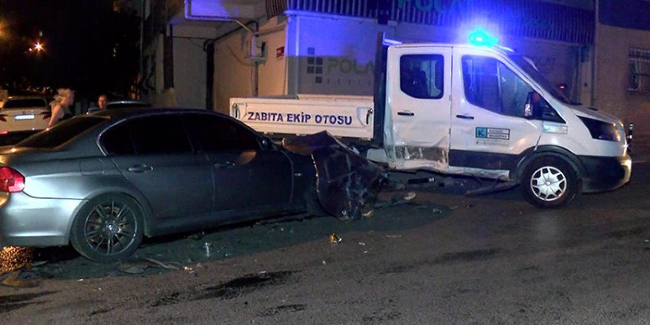 Aşırı hız kazaya sebep oldu: 2 yaralı