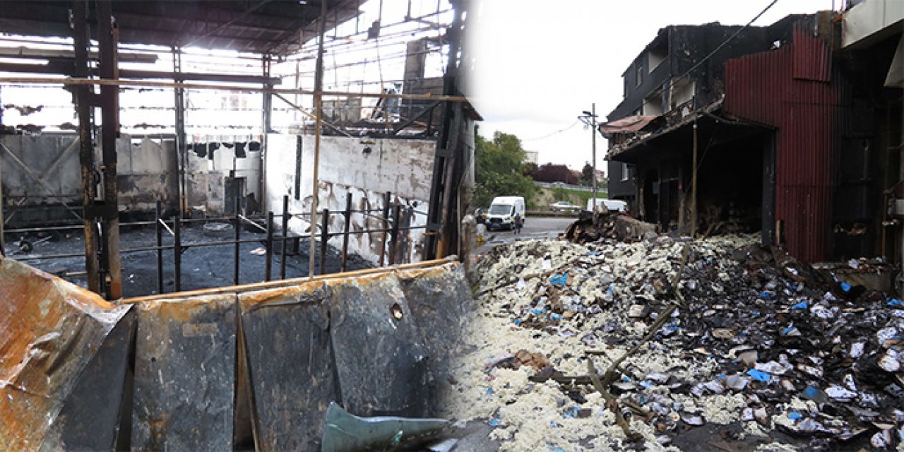 İş yerinde çıkan yangının bilançosu açıklandı: 35 milyon lira