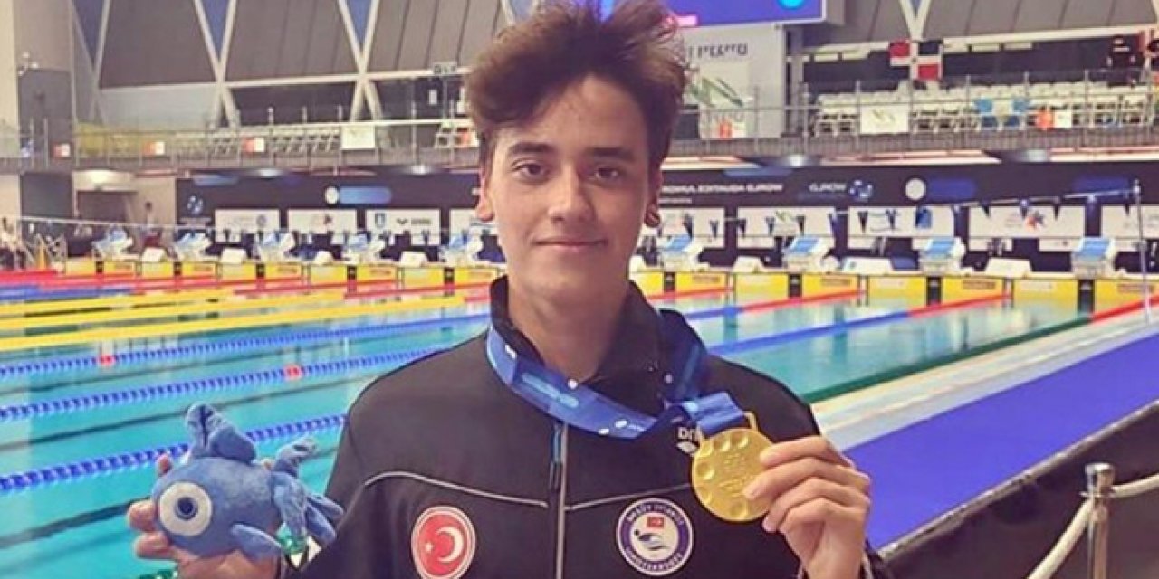 Tunçelli 800m serbest stilde altın madalya kazandı