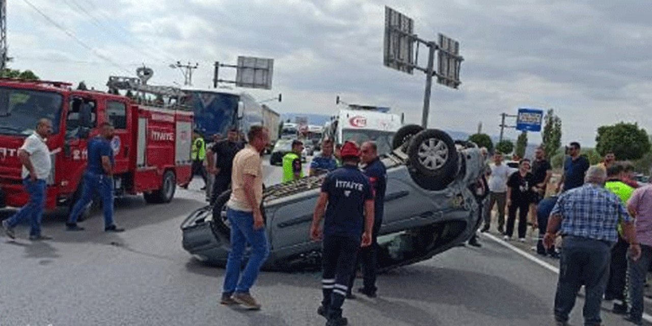 Amasya'da feci kaza: 1 çocuk öldü, 8 yaralı