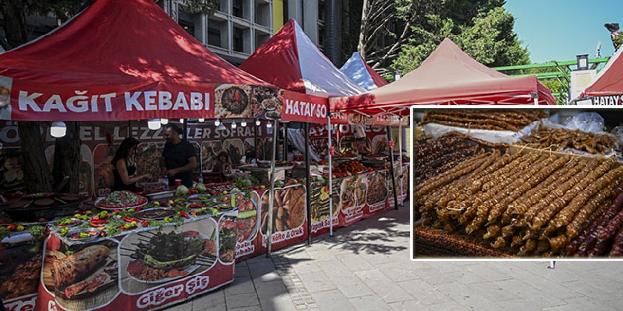 Ankara'da 'Künefe ve Kebap Festivali' başladı.