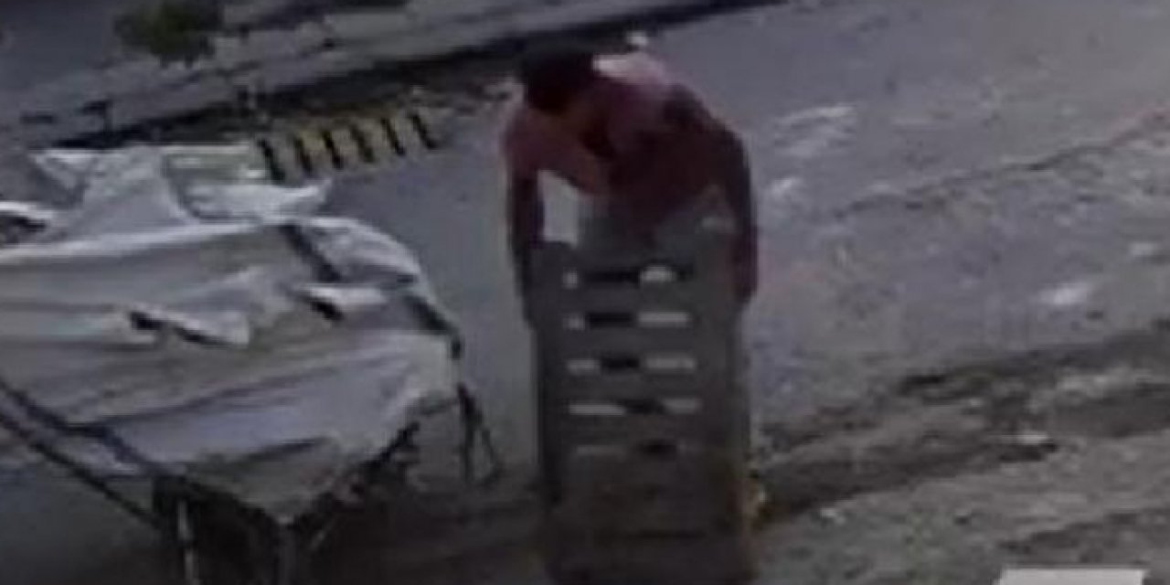 Rögar kapağı hırsızları kendilerini ele verdi: O anlar kameralara yansıdı